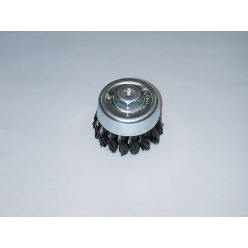 ヤナセ 鋼線ヒネリカップブラシ 90xM16xP2