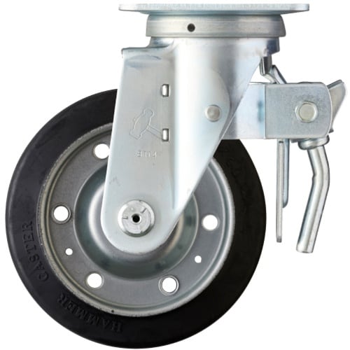 ハンマー 旋回式ゴム車輪(ローラーベアリング)15