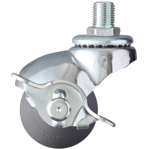 ハンマー ねじ込み式M12 旋回式ウレタン車輪 4