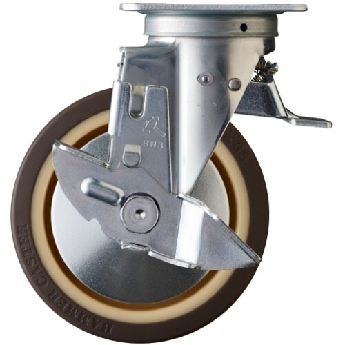 ハンマー スイッチキャスター ウレタン車輪(ナイロ