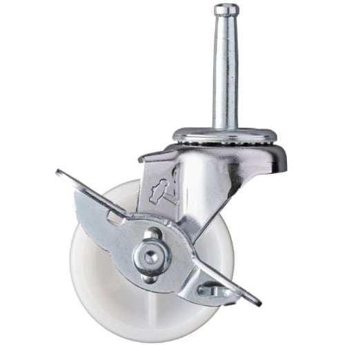 ハンマー 差込み旋回式ナイロン車輪 50mm スト