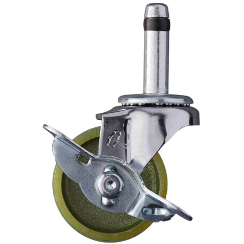 ハンマー 差込み旋回式イモノ車輪 50mm ストッ