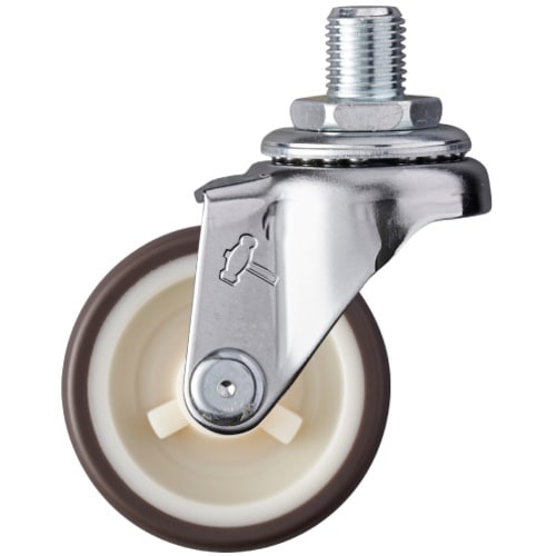 ハンマー ねじ込み旋回式ウレタン車輪(ナイロンホイ