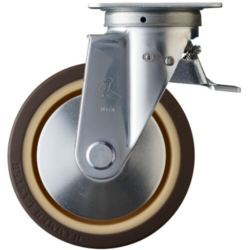 ハンマー スイッチキャスター ウレタン車輪(ナイロ
