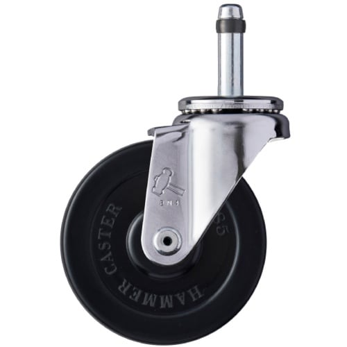 ハンマー 差込み旋回式ゴム車輪 85mm