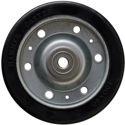 ハンマー S型幅広ゴム車輪 150mm