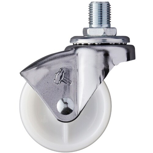 ハンマー ねじ込み旋回式ナイロン車輪50mm M1