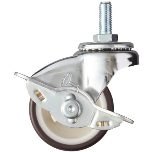 ハンマー ねじ込み旋回式ウレタン車輪(ナイロンホイ