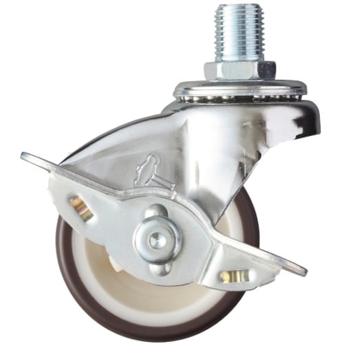 ハンマー ねじ込み旋回式ウレタン車輪(ナイロンホイ