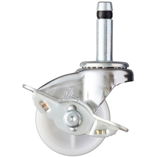 ハンマー 差込み旋回式ナイロン車輪50mm ストッ