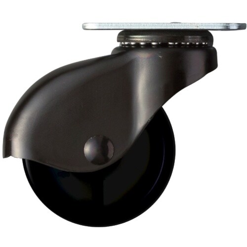 ハンマー 平付け旋回式ナイロン車輪50mm 本体: