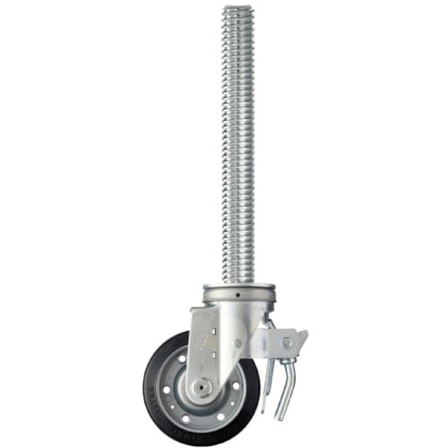 ハンマー 足場用旋回式ゴム車輪 125mm トータ