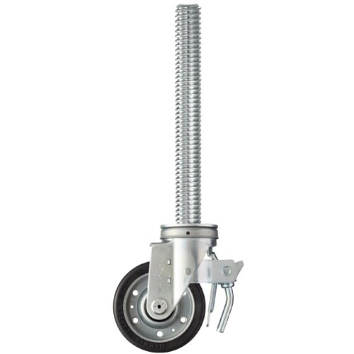 ハンマー 足場用旋回式ゴム車輪(ワイドタイプ・ロー