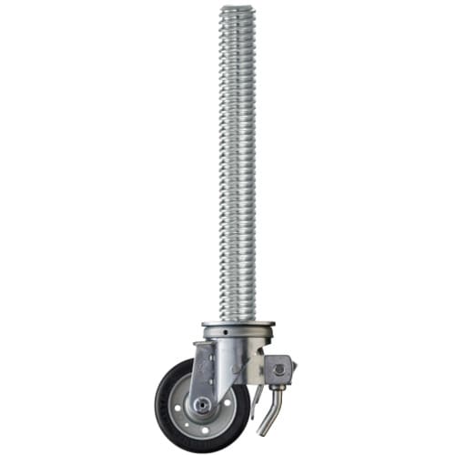 ハンマー 足場用旋回式ゴム車輪(ワイドタイプ)10