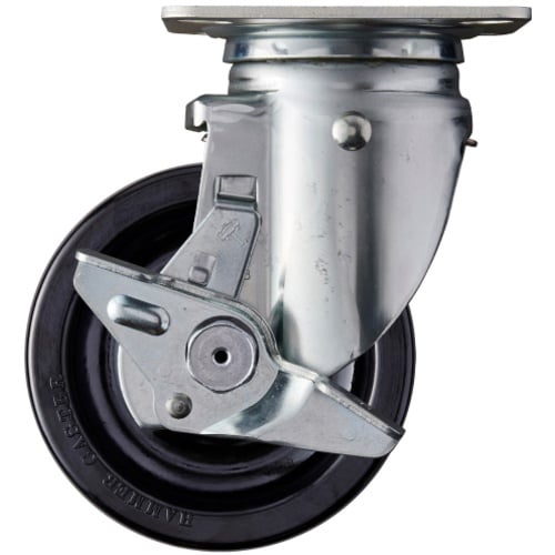 ハンマー 旋回式フェノール車輪 125mm ストッ