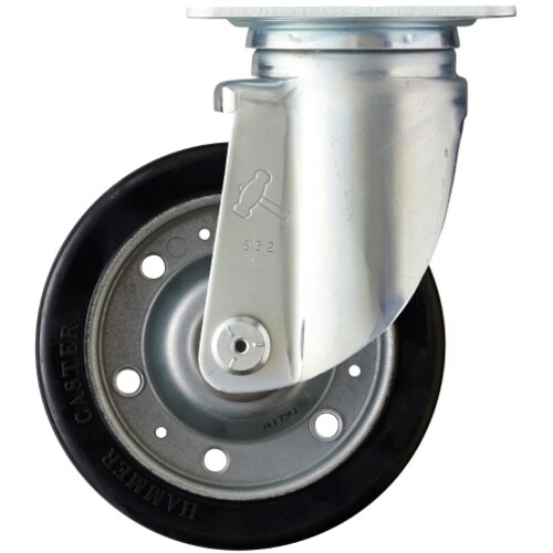 ハンマー 旋回式ゴム車輪(ワイドタイプ)150mm