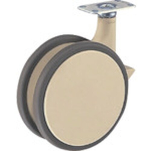 ハンマー 双輪平付け旋回式ウレタン車輪 100mm