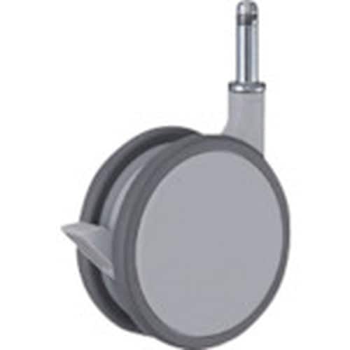 ハンマー 双輪差込み旋回式ウレタン車輪 100mm