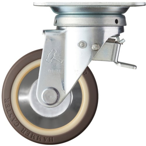 ハンマー スイッチキャスター ウレタン車輪(ラジア