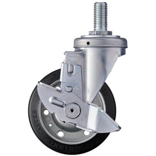 ハンマー ねじ込み式 旋回式ゴム車輪(ローラーベア