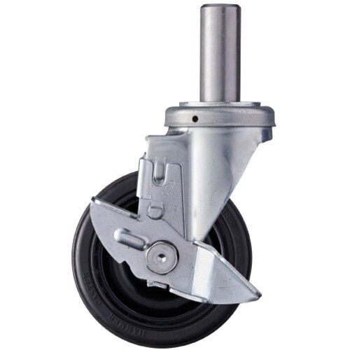 ハンマー 差込み式 旋回式ゴム車輪(ナイロンホイー