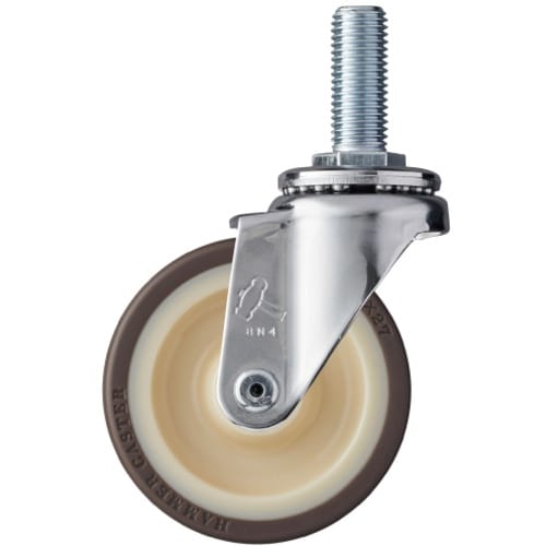 ハンマー ねじ込み旋回式ウレタン車輪(ナイロンホイ