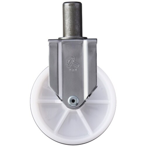 ハンマー 差込み固定式ナイロン車輪 100mm