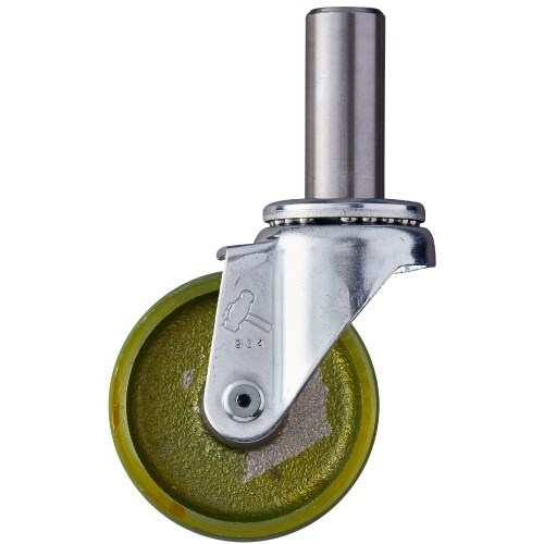 ハンマー 差込み旋回式イモノ車輪 75mm