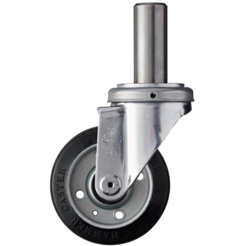 ハンマー 差込み旋回式ゴム車輪(スチールホイール・