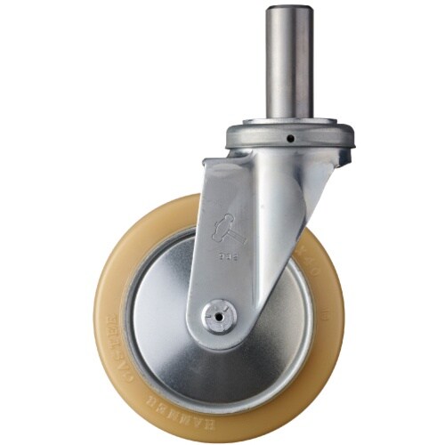 ハンマー 差込み旋回式ウレタン車輪(スチールホイー