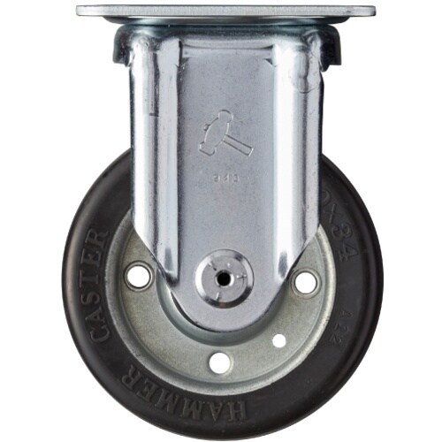 ハンマー 固定式ゴム車輪(ワイドタイプ・ローラーベ