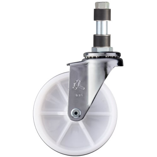 ハンマー パイプ差込み旋回式ナイロン車輪 100m