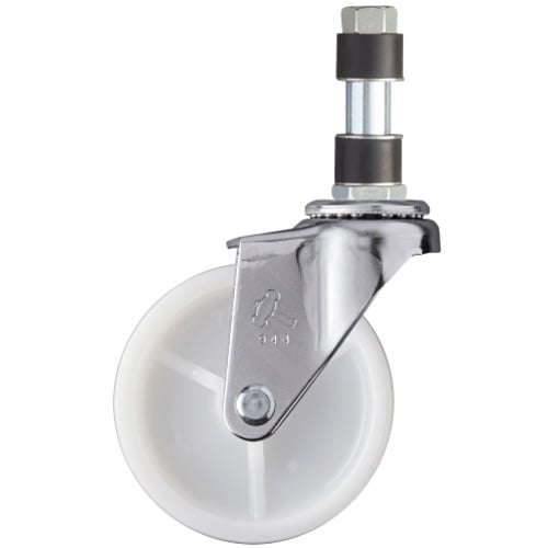 ハンマー パイプ差込み旋回式ナイロン車輪 75mm