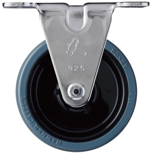 ハンマー 固定式ゴム車輪(ナイロンホイール)85m