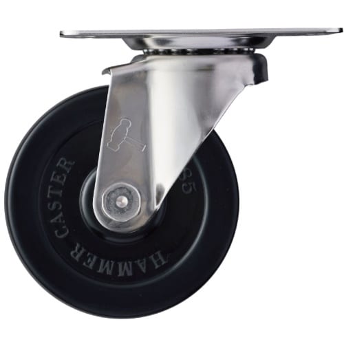 ハンマー Eシリーズオールステンレス 旋回式ゴム車