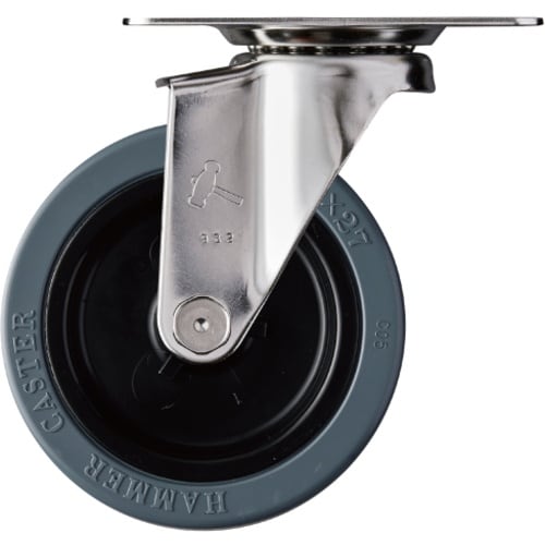 ハンマー Eシリーズオールステンレス 旋回式ゴム車