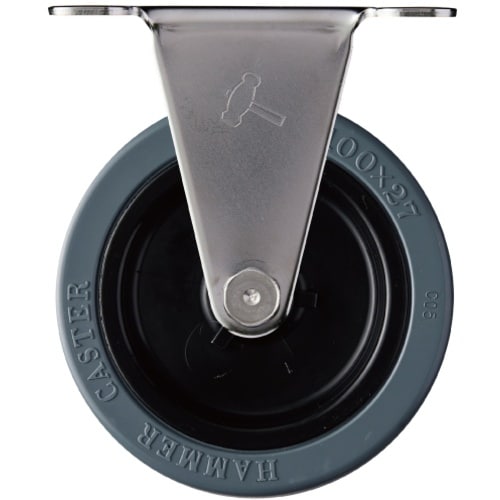 ハンマー Eシリーズオールステンレス 固定式ゴム車