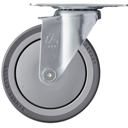 ハンマー 軽量薄板鋼板製旋回式ウレタン車輪(ナイロ