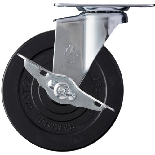 ハンマー Eシリーズ旋回式ゴム車輪(ローラーベアリ