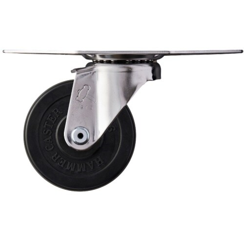 ハンマー Sオールステンレスコーナー 旋回式ゴム車