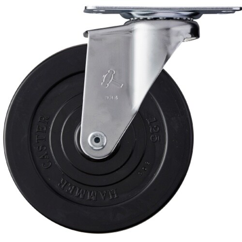 ハンマー 旋回式ゴム車輪(ローラーベアリング)12