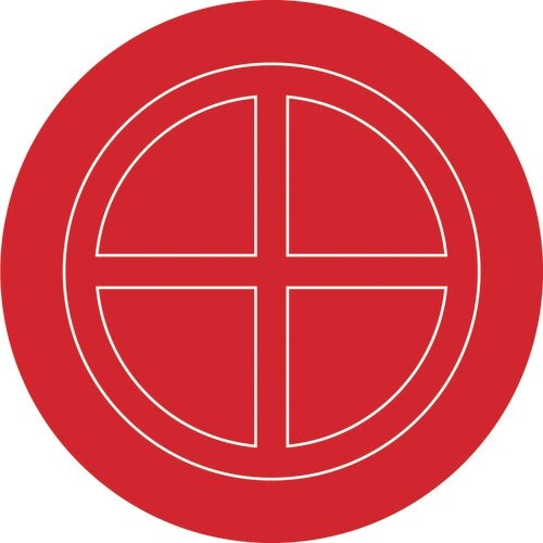 緑十字 破壊板(送水口割板) 103mmΦ アクリ