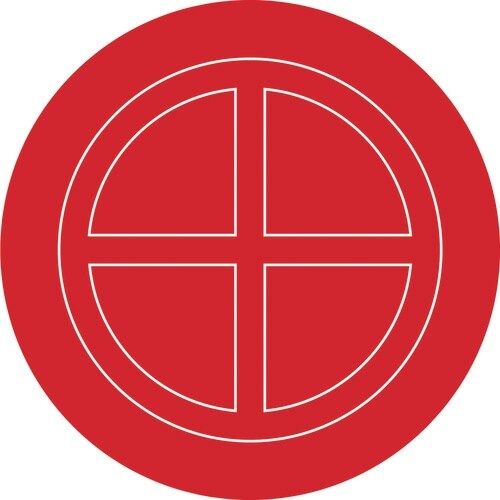 緑十字 破壊板(送水口割板) 104mmΦ アクリ