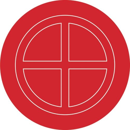 緑十字 破壊板(送水口割板) 106mmΦ アクリ