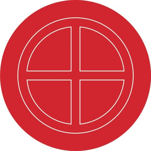 緑十字 破壊板(送水口割板) 110mmΦ アクリ