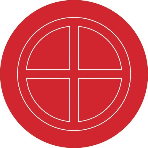 緑十字 破壊板(送水口割板) 120mmΦ アクリ