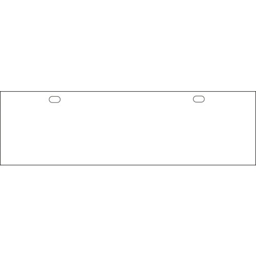 緑十字 A型バリケード用標識 白無地タイプ C−O