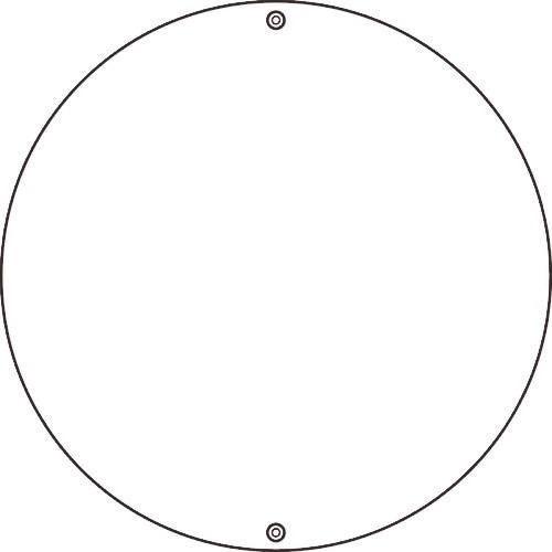 緑十字 道路標識・構内用 白無地タイプ 道路60−