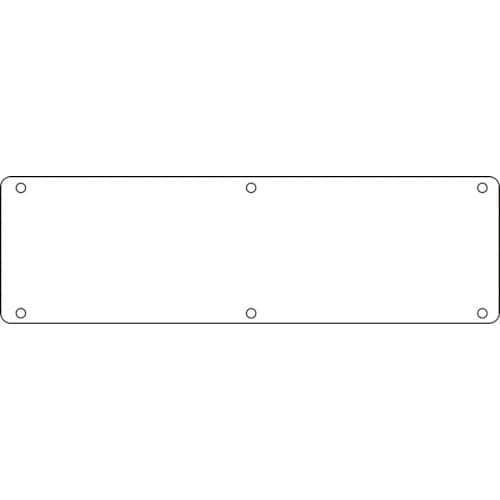 緑十字 構内用標識 白無地タイプ 実Z(白) 30