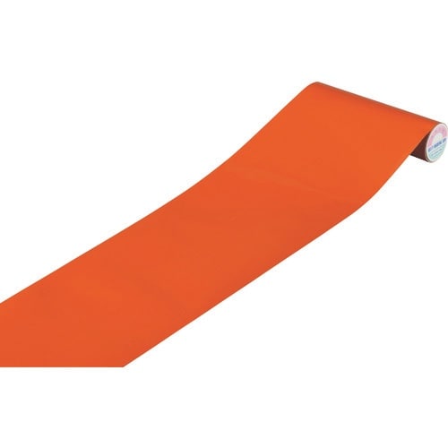 緑十字 配管識別テープ(反射) 黄赤 AH304(